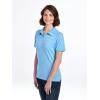 image:imageJerzees Womens Womens Short Sleeve Polo Shirts Cotton Blend Moisture Wicking Sizes S2xlLight Blue