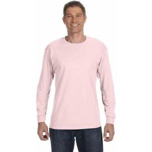 image:imageJerzees Mens DriPower Cotton Blend Long Sleeve Tees Moisture Wicking Odor Protection UPF 30 Sizes S3xClassic Pink