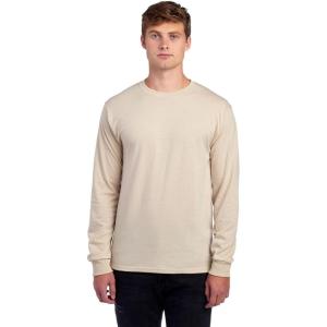 image:imageJerzees Mens DriPower Cotton Blend Long Sleeve Tees Moisture Wicking Odor Protection UPF 30 Sizes S3xSandstone