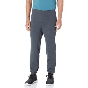 image:imageJerzees Mens NuBlend Fleece Elastic Bottom Sweatpants Relaxed Fit Cotton BlendBlack Heather
