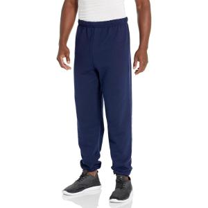image:imageJerzees Mens NuBlend Fleece Elastic Bottom Sweatpants Relaxed Fit Cotton BlendNavy