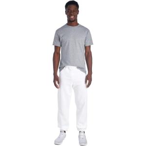 image:imageJerzees Mens NuBlend Fleece Elastic Bottom Sweatpants Relaxed Fit Cotton BlendWhite