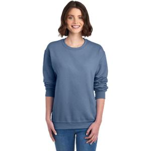image:imageJerzees Mens NuBlend Fleece Hoodies amp Sweatshirts Cotton Blend Sizes S3XSweatshirt  Denim