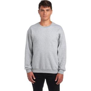 image:imageJerzees Mens NuBlend Fleece Hoodies amp Sweatshirts Cotton Blend Sizes S3XSweatshirt  Heather Grey