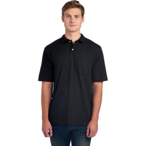 image:imageJerzees Mens Pocket Short Sleeve Polo Shirts DriPower Sizes S5XBlack