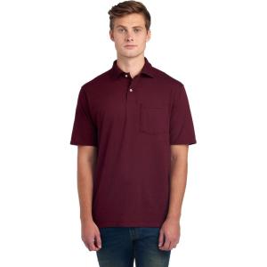 image:imageJerzees Mens Pocket Short Sleeve Polo Shirts DriPower Sizes S5XMaroon