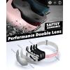 imageFindway Ski Helmet Set Snowboard Helmet with Goggles for Adults Shockproof Safety Durable ABS Shell and Protective EPS Foam Inner Shell Snow Sports Helmet and Glasses for Men Women YouthPink
