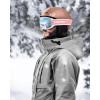 imageFindway Ski Helmet Set Snowboard Helmet with Goggles for Adults Shockproof Safety Durable ABS Shell and Protective EPS Foam Inner Shell Snow Sports Helmet and Glasses for Men Women YouthRose Gold