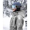 imageFindway Ski Helmet Set Snowboard Helmet with Goggles for Adults Shockproof Safety Durable ABS Shell and Protective EPS Foam Inner Shell Snow Sports Helmet and Glasses for Men Women YouthSky Blue