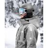 imageFindway Ski Helmet Set Snowboard Helmet with Goggles for Adults Shockproof Safety Durable ABS Shell and Protective EPS Foam Inner Shell Snow Sports Helmet and Glasses for Men Women YouthTGray