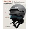 imageFindway Ski Helmet Upgrade Snowboard Helmet for AdultsGoggles Friendly Durable ABS Shell Protective EPS Foam ampamp Adjustable Dial Snow Sport Helmet for Men Women ampamp YouthGrey