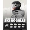 imageFindway Ski Helmet Upgrade Snowboard Helmet for AdultsGoggles Friendly Durable ABS Shell Protective EPS Foam ampamp Adjustable Dial Snow Sport Helmet for Men Women ampamp YouthBlack