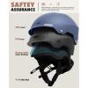 imageFindway Ski Helmet Upgrade Snowboard Helmet for AdultsGoggles Friendly Durable ABS Shell Protective EPS Foam ampamp Adjustable Dial Snow Sport Helmet for Men Women ampamp YouthSky Blue