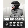 imageFindway Ski Helmet Upgrade Snowboard Helmet for AdultsGoggles Friendly Durable ABS Shell Protective EPS Foam ampamp Adjustable Dial Snow Sport Helmet for Men Women ampamp YouthBlack