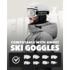 imageFindway Ski Helmet Upgrade Snowboard Helmet for AdultsGoggles Friendly Durable ABS Shell Protective EPS Foam ampamp Adjustable Dial Snow Sport Helmet for Men Women ampamp YouthEWhite