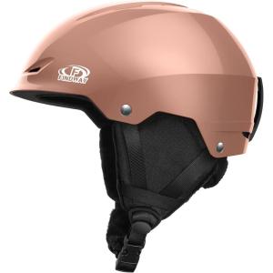 imageFindway Ski Helmet Upgrade Snowboard Helmet for AdultsGoggles Friendly Durable ABS Shell Protective EPS Foam ampamp Adjustable Dial Snow Sport Helmet for Men Women ampamp YouthRose Gold