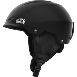 imageFindway Ski Helmet Upgrade Snowboard Helmet for AdultsGoggles Friendly Durable ABS Shell Protective EPS Foam ampamp Adjustable Dial Snow Sport Helmet for Men Women ampamp YouthBlack
