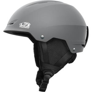 imageFindway Ski Helmet Upgrade Snowboard Helmet for AdultsGoggles Friendly Durable ABS Shell Protective EPS Foam ampamp Adjustable Dial Snow Sport Helmet for Men Women ampamp YouthGrey