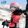 imageFindway Pro Ski Helmet Goggle Compatible Snowboard HelmetSafetyCertified ampamp Removable Liners Shockproof and Lightweight Snow Sports Helmet for Men Women ampamp YouthWhite Pink
