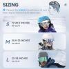 imageFindway Pro Ski Helmet Goggle Compatible Snowboard HelmetSafetyCertified ampamp Removable Liners Shockproof and Lightweight Snow Sports Helmet for Men Women ampamp YouthGrey
