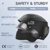 imageFindway Pro Ski Helmet Goggle Compatible Snowboard HelmetSafetyCertified ampamp Removable Liners Shockproof and Lightweight Snow Sports Helmet for Men Women ampamp YouthBlack