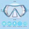 imageKids Swim Goggles for Age 314 Snorkel Diving Mask AntiFog Clear View Swim Mask with Nose Cover for Child Boys GirlsBlue