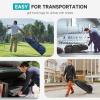 imagefindway Golf Travel Bag with Wheels 1680D Heavy Duty Oxford WearResistant Soft Foldable Golf Club Travel Bags for Airlines Universal Size with Removable Club Protection Liner Upgraded