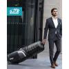 imagefindway Golf Travel Bags for Airlines with Wheels and ABS Hard Case Top Protect Your Clubs Waterproof 1680D Oxford Fabric and Oversize Tank Wheels Lightweight and Easy to ManeuverBlack