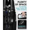 imagefindway Golf Travel Bags for Airlines with Wheels and ABS Hard Case Top Protect Your Clubs Waterproof 1680D Oxford Fabric and Oversize Tank Wheels Lightweight and Easy to ManeuverBlack
