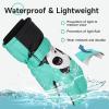 imagefindway Kids Ski Gloves Warm Waterproof Winter Snow Gloves for Cold Weather Touchscreen Fingers Breathable Snowboard Gloves for Boys Girls Toddler Outdoor Gloves GiftsGreen