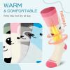 imagefindway Kids Ski Socks 2 Pairs Kneehigh Warm Thermal Winter Snowboard Socks for Girls Boys Toddler2 Packrabbit