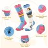 imagefindway Kids Ski Socks Merino Wool 2 or 3 Pairs Winter Warm SocksSnowboarding Thermal Socks for Boys Girls 316 Years2 Pairsbluepink