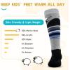 imagefindway Kids Ski Socks Merino Wool 2 or 3 Pairs Winter Warm SocksSnowboarding Thermal Socks for Boys Girls 316 Years2 Pairsgraygray
