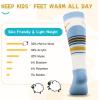 imagefindway Kids Ski Socks Merino Wool 2 or 3 Pairs Winter Warm SocksSnowboarding Thermal Socks for Boys Girls 316 Years2 Pairsredblue
