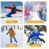 imagefindway Kids Ski Socks Merino Wool 2 or 3 Pairs Winter Warm SocksSnowboarding Thermal Socks for Boys Girls 316 Years2 Pairsredred