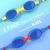 imagefindway Kids Swim Goggles Kids Swimming Goggles Antifog No Leaking Girls Boys for Age 3141blue Redblue Yellow
