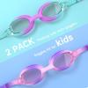 imagefindway Kids Swim Goggles Kids Swimming Goggles Antifog No Leaking Girls Boys for Age 3141pink Purpleteal Purple