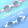 imagefindway Kids Swim Goggles Kids Swimming Goggles Antifog No Leaking Girls Boys for Age 3141white Bluewhite Pink