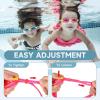 imagefindway Kids Swim Goggles Kids Swimming Goggles Antifog No Leaking Girls Boys for Age 3143 Packblue BluePink