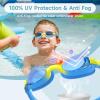 imagefindway Kids Swim Goggles Kids Swimming Goggles Antifog No Leaking Girls Boys for Age 3143 PackblueBlueBlue