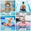 imagefindway Kids Swim Goggles Kids Swimming Goggles Antifog No Leaking Girls Boys for Age 3143 Packrose RedPinkCyan