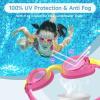 imagefindway Kids Swim Goggles Kids Swimming Goggles Antifog No Leaking Girls Boys for Age 3143 Packrose RedPinkCyan