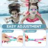 imagefindway Kids Swim Goggles Kids Swimming Goggles Antifog No Leaking Girls Boys for Age 3143 Packrose RedPinkCyan