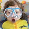 imagefindway Kids Swim GogglesAntiLeak Kids Swimming Goggles with Nose CoverUV Protection Swim Goggles for Kids 416 Boy ampampGirlBlue