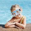 imagefindway Kids Swim GogglesAntiLeak Kids Swimming Goggles with Nose CoverUV Protection Swim Goggles for Kids 416 Boy ampampGirlBlue