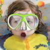 imagefindway Kids Swim GogglesAntiLeak Kids Swimming Goggles with Nose CoverUV Protection Swim Goggles for Kids 416 Boy ampampGirlGreen