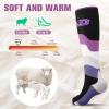 imagefindway Ski Socks 2 Packs Merino Wool Snowboard Socks for Men ampamp Women Non Slip Snow Socks for Skiing Snowboarding