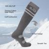 imagefindway Ski Socks 23 Pairs Snowboarding and Skiing Socks OTC NonSlip Cuff Winter Thermal Warm Socks for Men ampamp WomenGrey  Grey
