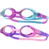 imagefindway Kids Swim Goggles Kids Swimming Goggles Antifog No Leaking Girls Boys for Age 3141pink Purpleteal Purple