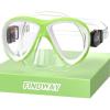 imagefindway Kids Swim GogglesAntiLeak Kids Swimming Goggles with Nose CoverUV Protection Swim Goggles for Kids 416 Boy ampampGirlGreen